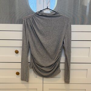 Commense Gray Long Sleeve Women's Top